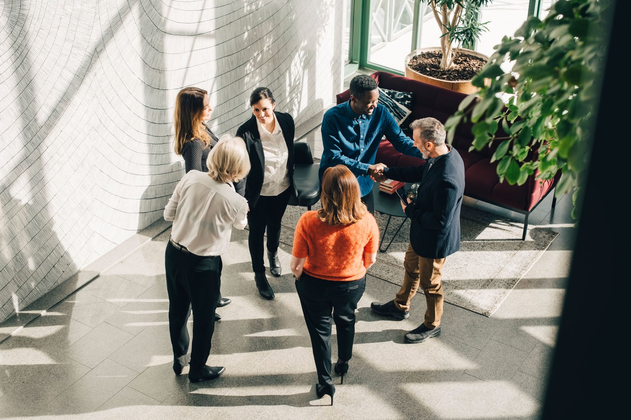 High angle view of multi-ethnic business people greeting at conference



Image downloaded by Charlie Brewer at 13:02 on the 18/02/19